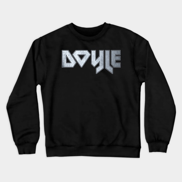 Heavy metal Doyle Crewneck Sweatshirt by KubikoBakhar